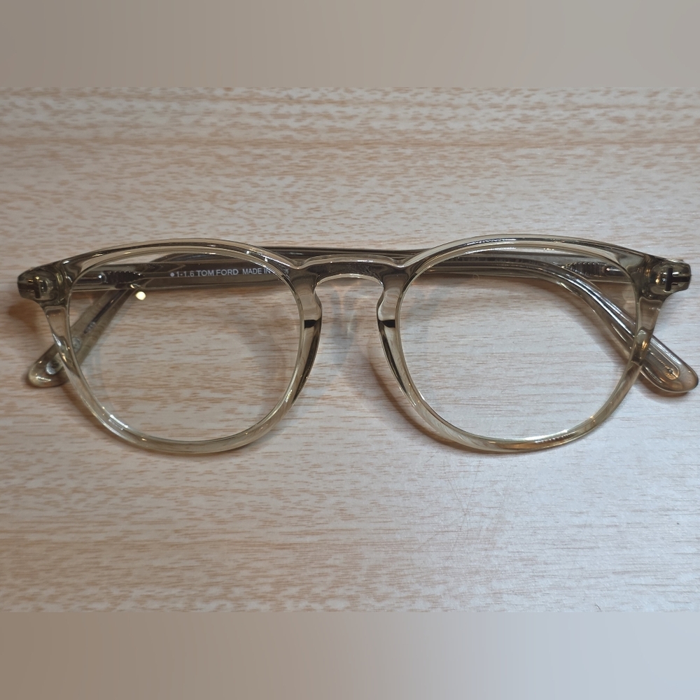 Tom Ford Beige Frame Eyeglasses Model TF5401-A